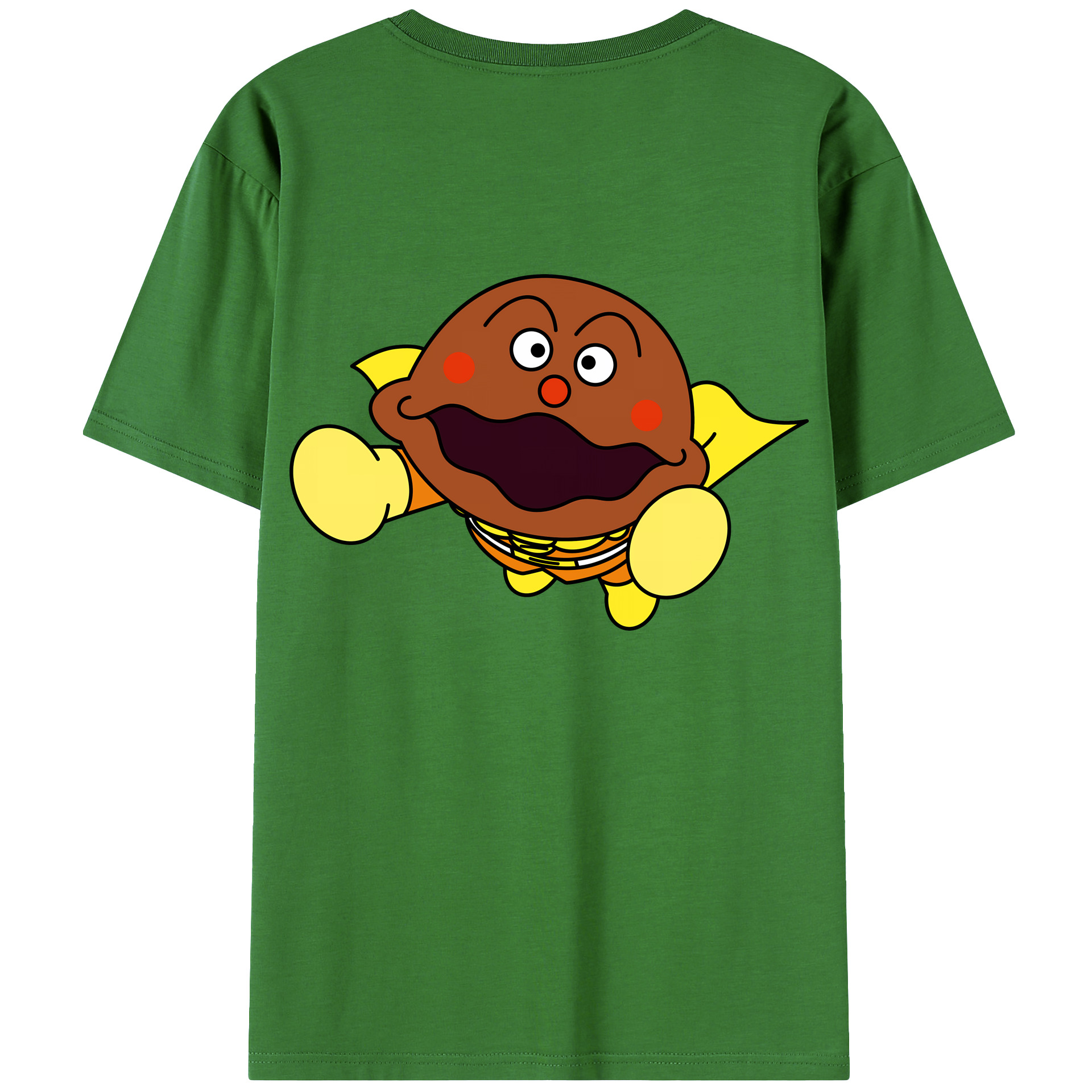 （画像用） アンパンマン Anpanman レディース半袖Tシャツ(バックプリント)